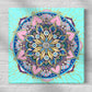 *Rose Gold Mandala * Acrylic Painting 10X10 inch