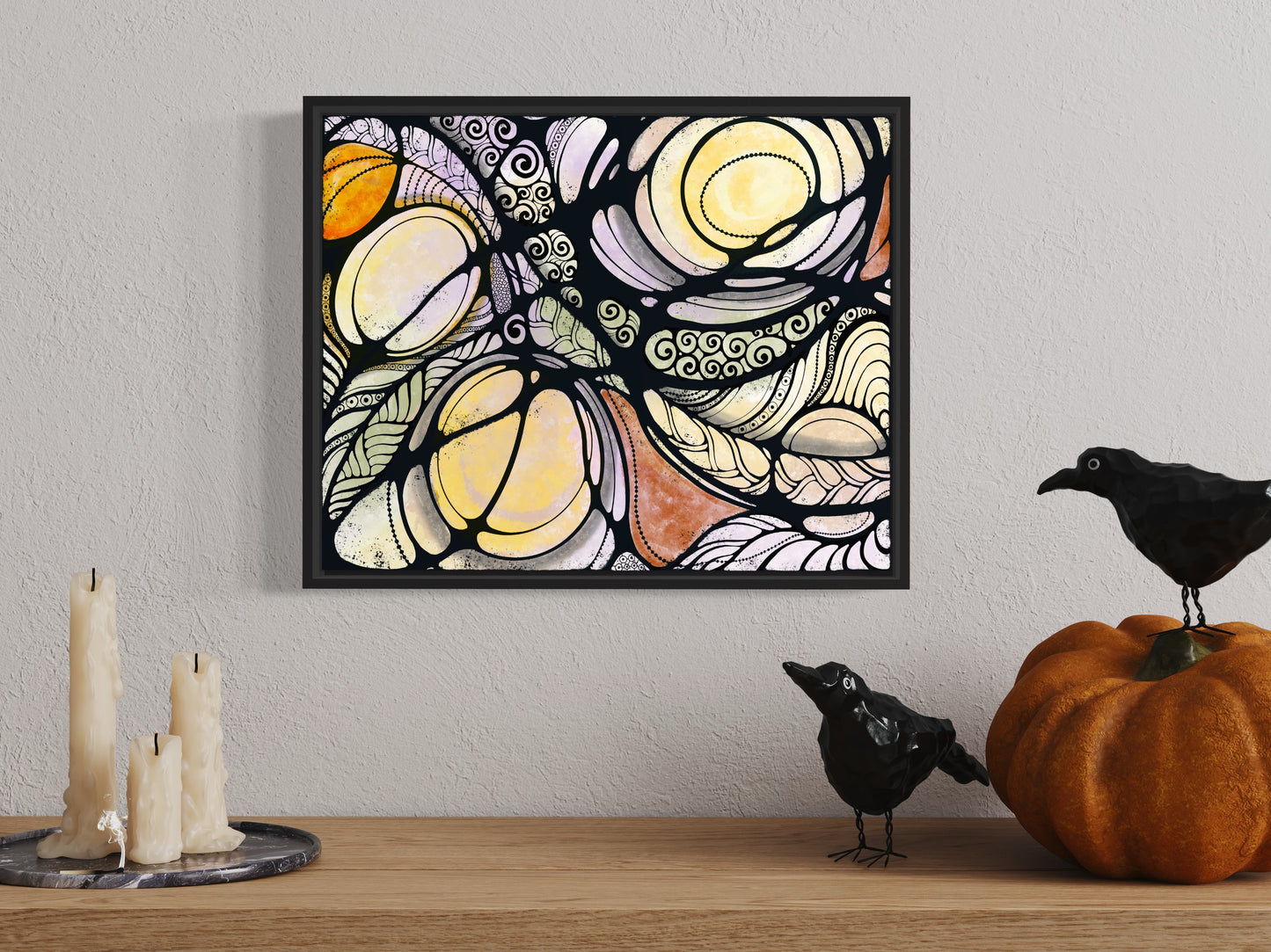 *How Autumn and Winter meets * Canvas print 16x20 inch