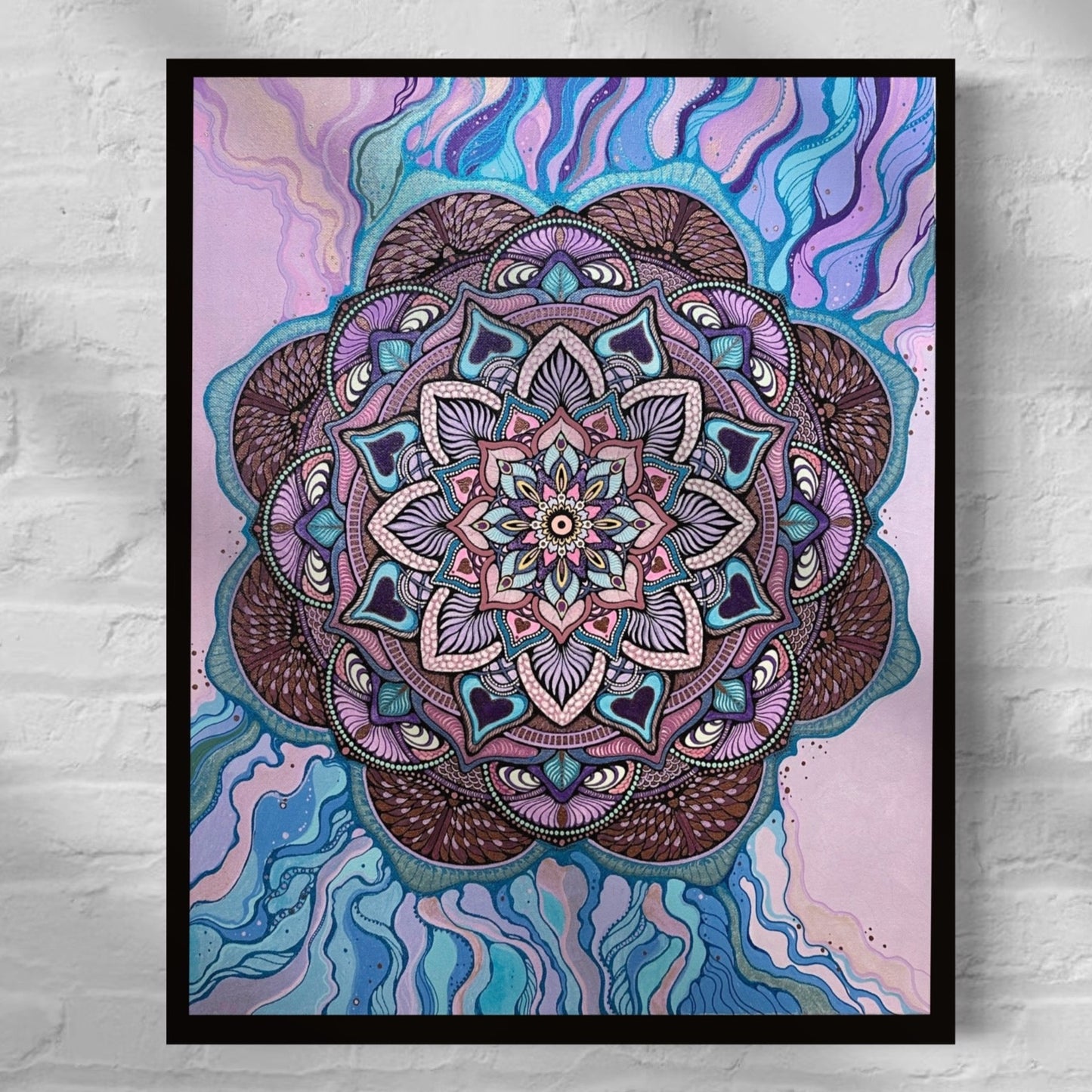 Lilac mandala