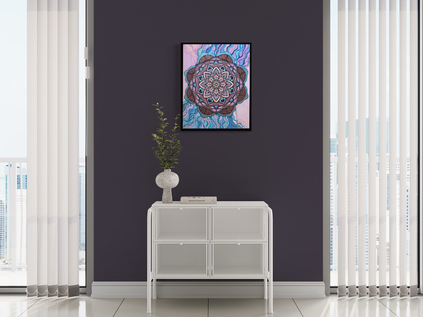 Lilac mandala